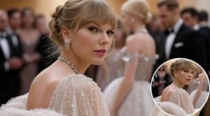 **Taylor Swift Stuns Solo at the Met Gala 2025, Dazzling Without Travis Kelce by Her Side**

*New York City – May 6, 2025*

Taylor Swift turned heads at the 2025 Met Gala, arriving solo in a breathtaking custom Versace gown that shimmered under the lights — and noticeably without her boyfriend, NFL star Travis Kelce. While the Kansas City Chiefs tight end was absent due to off-season training commitments, Swift didn’t miss a beat as she stole the spotlight on the red carpet.

But that’s not all — eagle-eyed fans quickly noticed that Swift’s ensemble wasn’t just about high fashion. Her diamond-studded clutch featured a subtle engraving: **“87,”** Kelce’s jersey number, sparking a wave of speculation and swooning online. The gesture, though quiet, affirmed that their relationship remains strong despite their separate schedules.

Inside sources say Swift spent time mingling with close friends and fellow artists, looking confident and radiant. Though she was solo for the event, it’s clear that her heart was still very much taken — and fans couldn’t get enough.

Would you like me to expand this into a longer article or include quotes from fans or celebrities?
