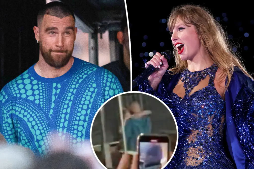 Taylor Swift and Travis Kelce share passionate kiss after Her 1st Sydney Eras Tour Show