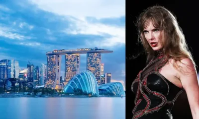 Taylor Swift lands in Singapore for six-show spectacle