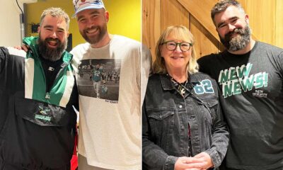 FAMILY LOVE: Donna and Travis Kelce Sport Sweet Custom Eagles Gear in Tribute to Jason Following His NFL Retirement