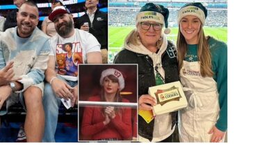 Travis and Jason Kelce to Host Mom Donna on Upcoming 'New Heights' Episode Following Eagles Hero's Retirement Announcement - Will Chiefs Star Share Details of Australia Trip with Girlfriend Taylor Swift?