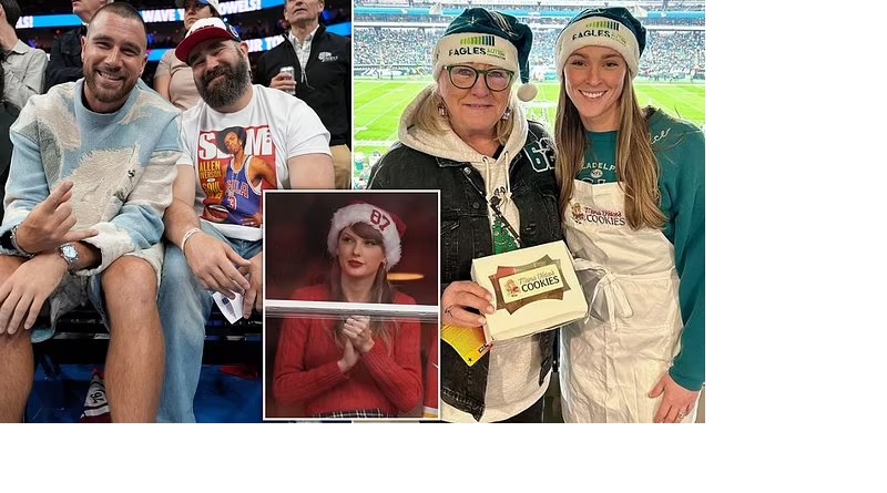 Travis and Jason Kelce to Host Mom Donna on Upcoming 'New Heights' Episode Following Eagles Hero's Retirement Announcement - Will Chiefs Star Share Details of Australia Trip with Girlfriend Taylor Swift?