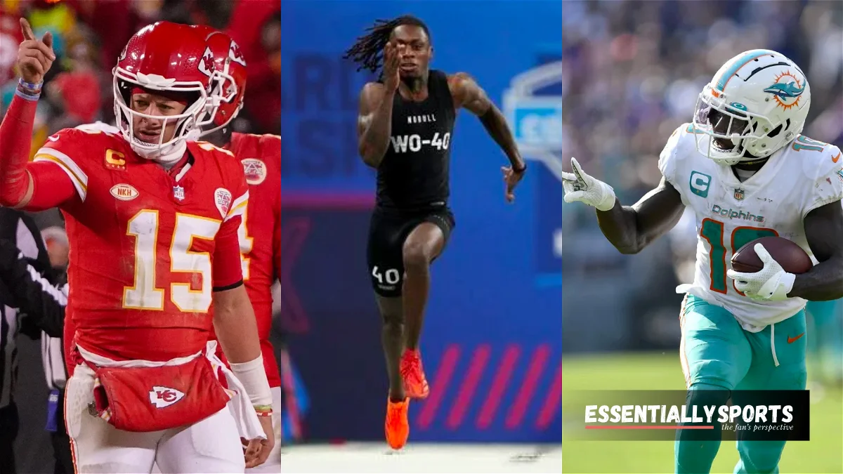 NFL Prospect Earns Historic Praise from Tyreek Hill and Patrick Mahomes with Impressive 40-Yard Dash