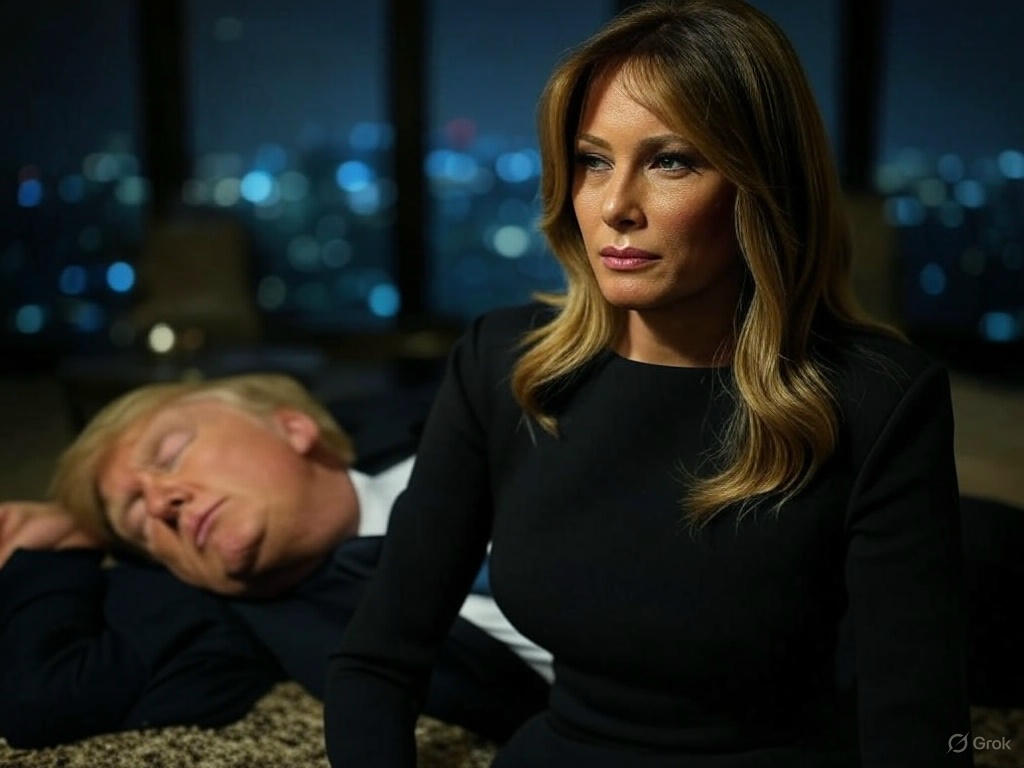 "World in Shock as President Passes Away Today – Melania Trump Breaks Down in Tears