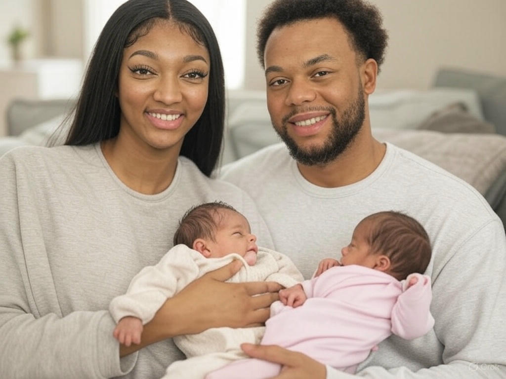 "OMG! WNBA Star Angel Reese Breaks Down in Tears of Joy as She Welcomes Twin Babies with Her Boyfriend!"
