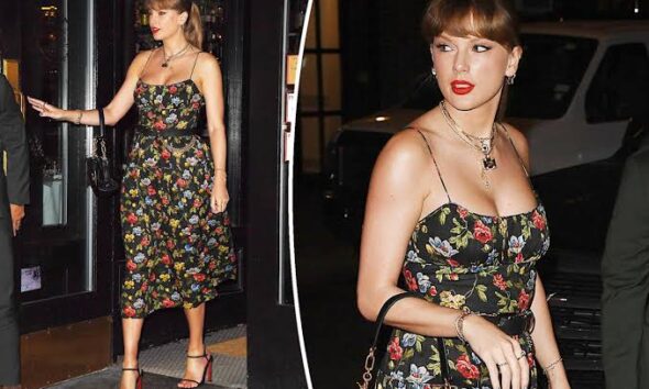 Taylor Swift’s NYC Dinner Look Breaks the Internet — 10 Must-See Photos of Her Dreamy Floral Dress! Taylor Swift’s NYC Dinner Look Breaks the Internet — 10 Must-See Photos of Her Dreamy Floral Dress!