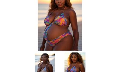 Serena Williams Ignites the Internet with Stunning Bikini Photos, Showcasing Baby Bump in Third Pregnancy Extravaganza!