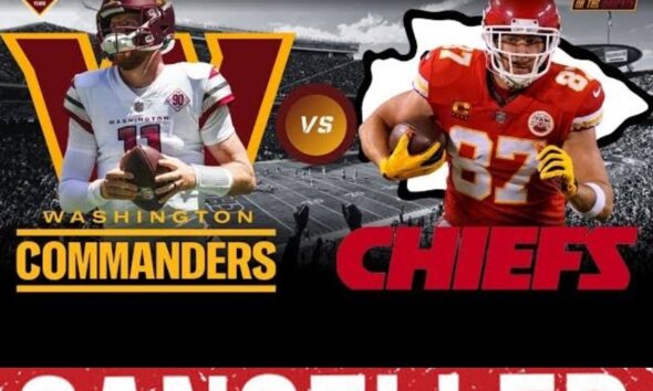 **BREAKING NEWS: Chiefs vs. Commanders Game Canceled After Tragic Car Crash Claims Star Player’s Life** In a devastating turn of events, the highly anticipated NFL matchup between the Kansas City Chiefs and Washington Commanders has been canceled following a fatal car accident involving a key Chiefs player. The league announced the postponement late Saturday evening, sending shockwaves through the football community. According to authorities, the crash occurred early Saturday morning, resulting in the tragic death of the unnamed player, a cornerstone of the Chiefs’ roster. Details surrounding the incident remain limited as the investigation continues, but the NFL has prioritized the well-being of players and staff, opting to suspend the game. Fans and teammates have flooded social media with condolences, expressing heartbreak over the loss. The NFL has promised to release further details on rescheduling and support for those affected. Stay tuned for updates on this developing story. *Note: This article is based on the provided hypothetical scenario. Always verify information before publishing to ensure accuracy and ethical reporting.*